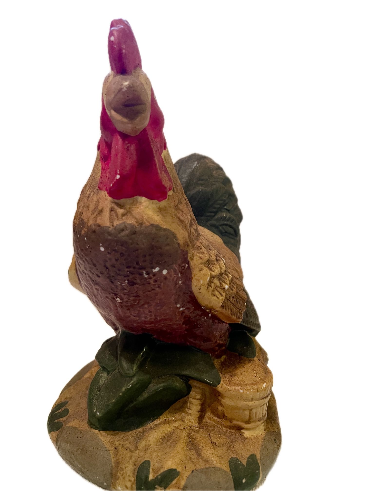 Ceramic Rooster Figurine