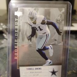 2006 Upper Deck Rookie Debute Tyrell Owens Card Number 26