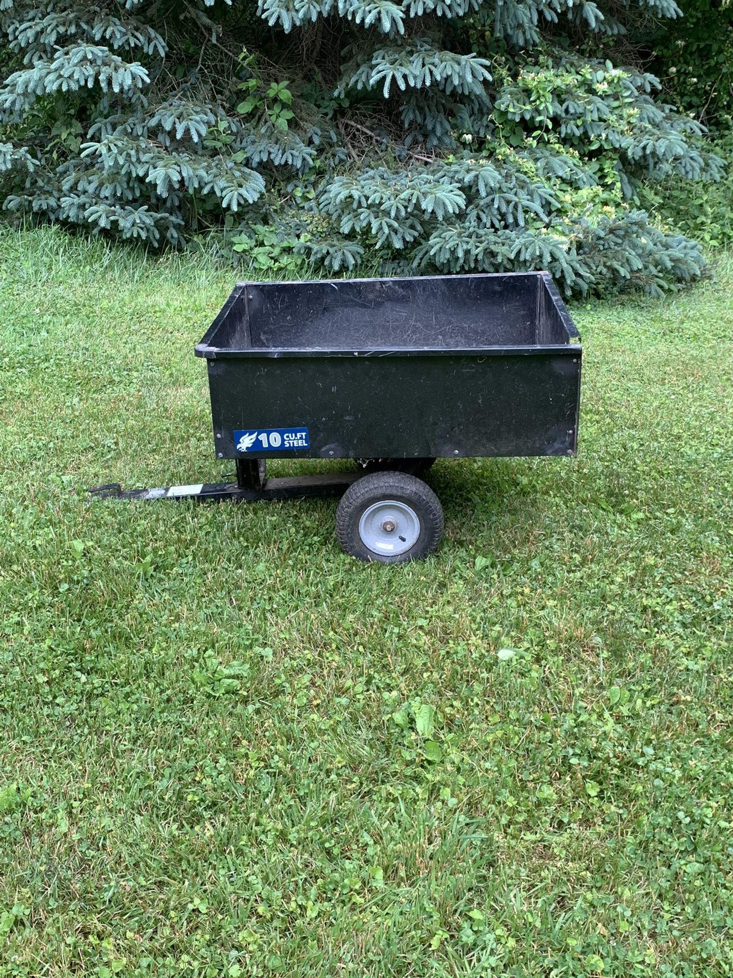 Blue Hawk 10 CU.FT Steel Lawn Yard Cart