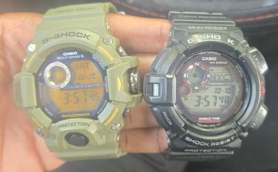 ⌚ CASIO G-SHOCK Master of G Lot: Rangeman GW-9400 & Mudman G-9300