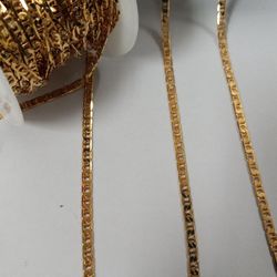 Anchor Electro Plated Gold Chain. / Ancla. Cadena Baño De Oro.
