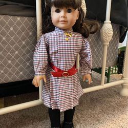 Original American Girl Doll Samantha With Box And Acessories