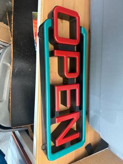 LED Open Sign for Business