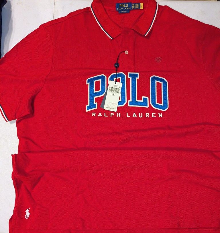 New men's polo XXL short sleeve Collared Shirt