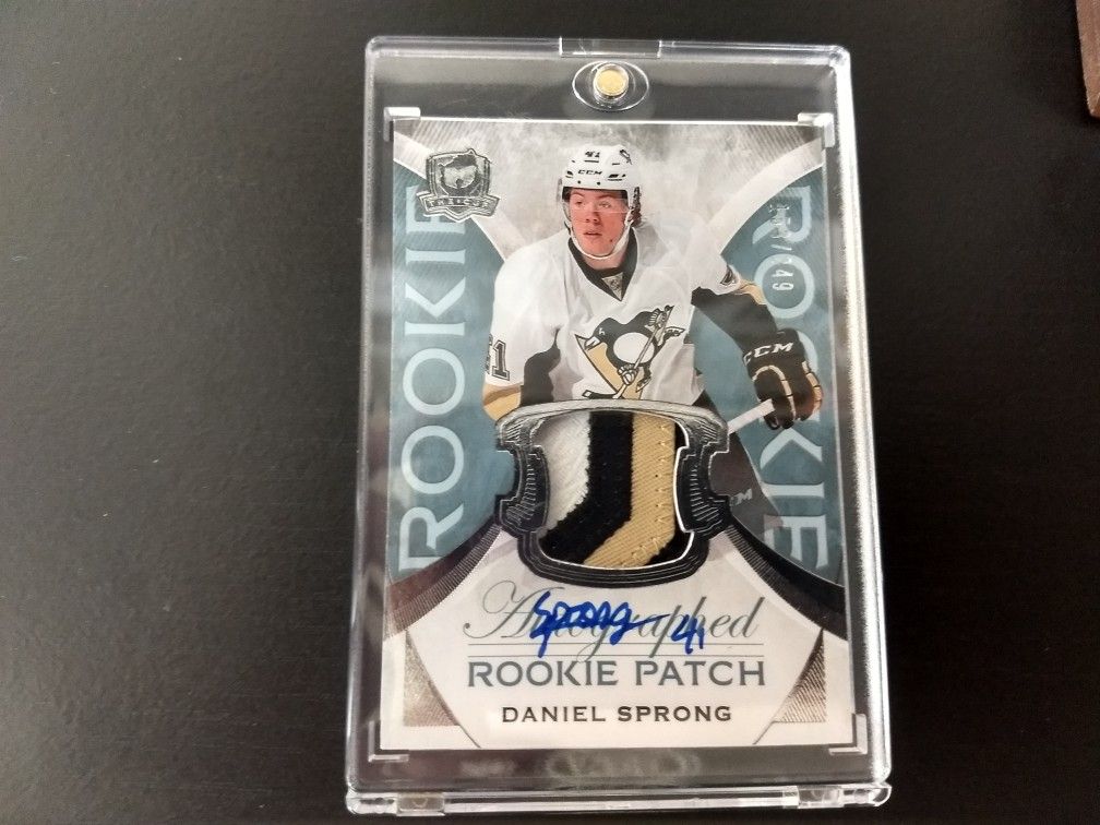 Daniel Sprong Autographed Card