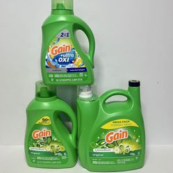 Gain Original With Aromaboost/Gain 2in1 Ultra Oxi Detergent Set