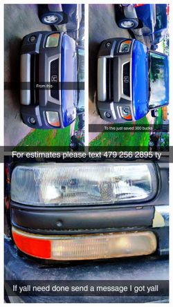 Acetone vapor Headlight restoration