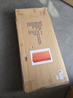 3 Door Armoire with 2-Drawers, 3-Shelves in Cherry Color