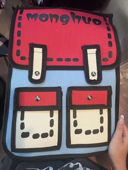 Monghuo Cartoon Backpack 