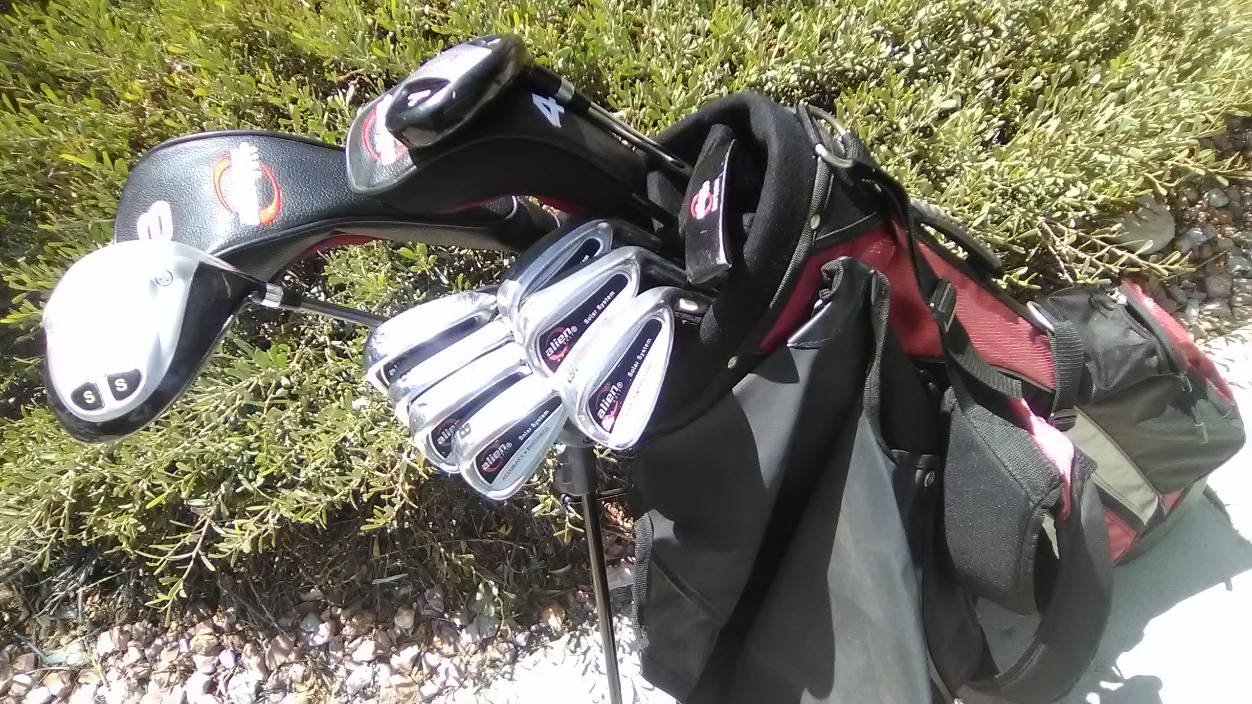 ALIEN SOLAR SYSTEM COMPLETE GOLF CLUB SET Driver Fairway Hybrids Irons Putter Bag Mens Right Handed Standard