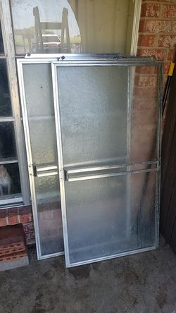 Shower glass doors