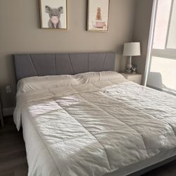 King Size Bed + Mattress