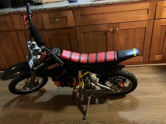 Moded electric dirtbike
