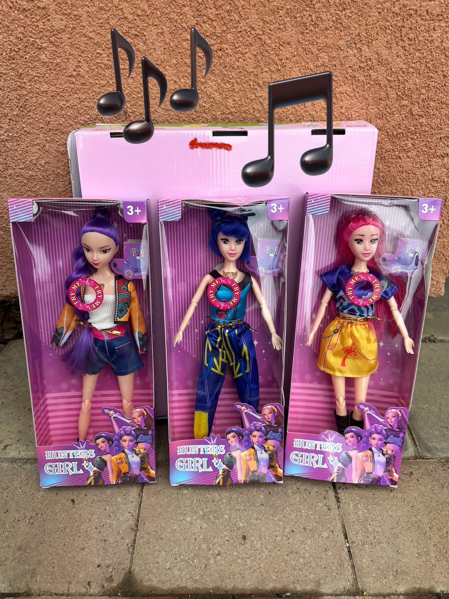 K-pop Demon Hunter Dolls With Music 🎶 