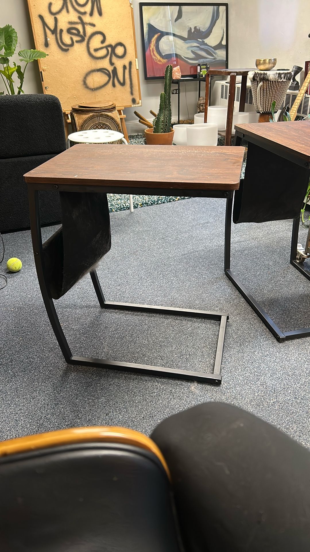 Wood Top Table Ends