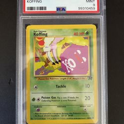 PSA 9 2000 Pokémon Rocket Koffing #58/82 PSA 9