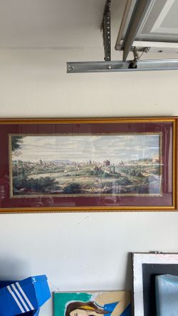 Lithograph picture of Rome, Italy