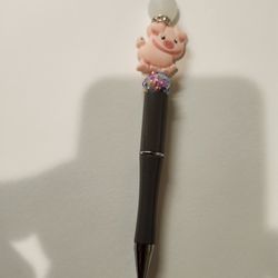 Pig Beaded Pen 