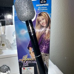 Vintage Hannah Montana Sparkling Microphone 