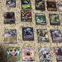 Pokemon Cards Many Ex and V/Vmax Cards