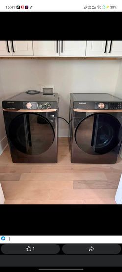 Washer and dryer set