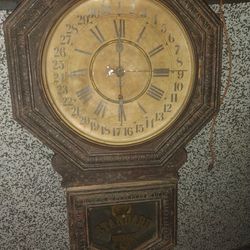 New Haven Antique Schoolhouse Clock