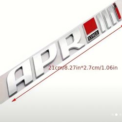 APR TAILGATE BADGE ABS
