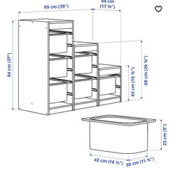 IKEA Black Shelves 