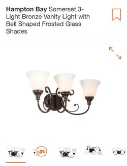 3 LIGHT VANITY FIXTURES