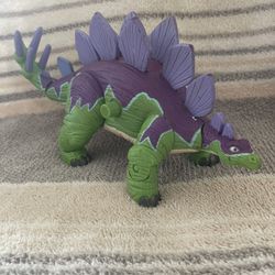 2004 Fisher Price Imaginext Dinosaur Spike The Stegosaurus With Moving Tail