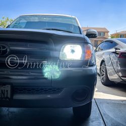 H7 LED Light Bulbs, 8000LM Per Set 6500K LED Light Bulbs with Fan & EMC, Halogen Headlight Bulb Replacement, Pack of 2 