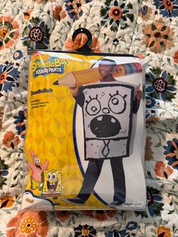 spongebob doodlebob custom size child LG/XL 12-16
