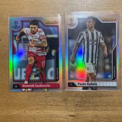 2022 MERLIN LOT OF 2 REFRACTOR CARDS 