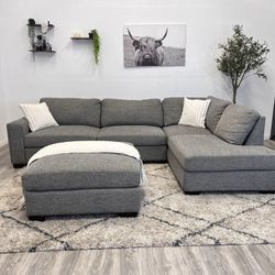 Gray Sectional Couch - Free Delivery 