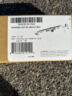 New Traverse Rod White 