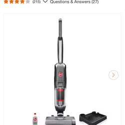 New - HOOVER Streamline Corded Wet/Dry Hard Floor Cleaner and Vacuum Cleaner with Self Cleaning System for Sealed Hard Floors, Black