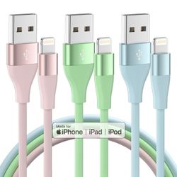 iPhone Charger 3Pack Lightning Cable 10 FT Fast Charging Compatible with iPhone