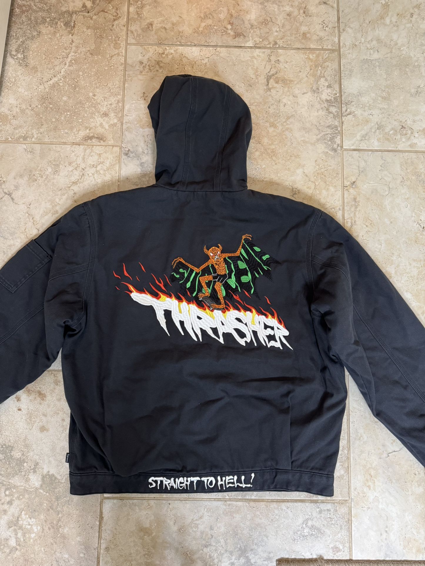 Supreme Thrasher Hooded Work Jack M FW24