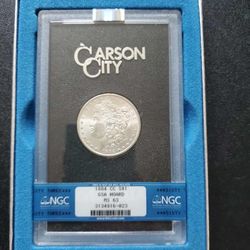 1884 Morgan Dollar CC