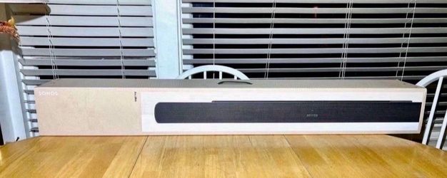 Sonos Arc ultra sound bar, color, black brand new sealed one year warranty