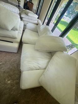 White cloud couch