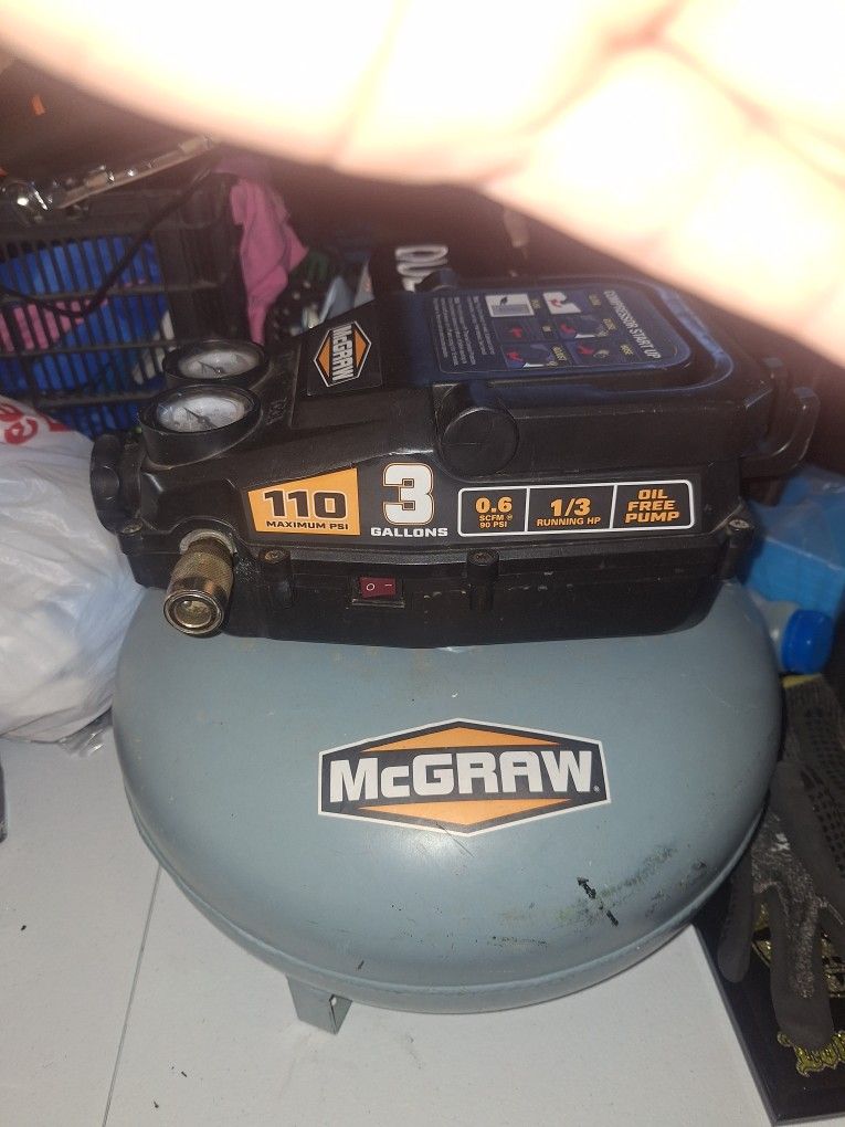 Mcgraw 3 Gallon Air Compressor 