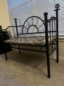 Floral Bench