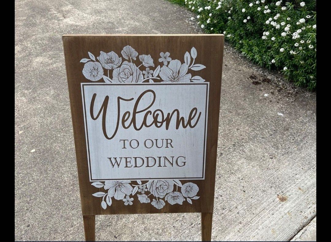 Wedding  Board Sign!!
