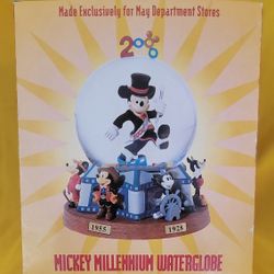 Disney Mickey Mouse Musical Snow Globe / Water Globe 