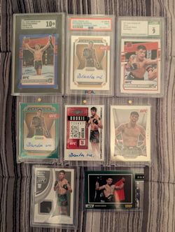UFC Brandon Moreno Signature Lote Cards
