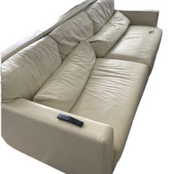 Italian Leather Sofa With King Size Bed - Design Within Reach