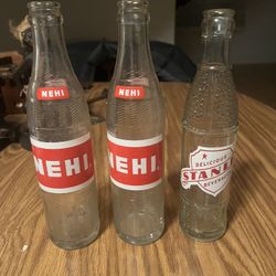 Delicious Stanley Beverage & 1967 Nehi Soda Bottles