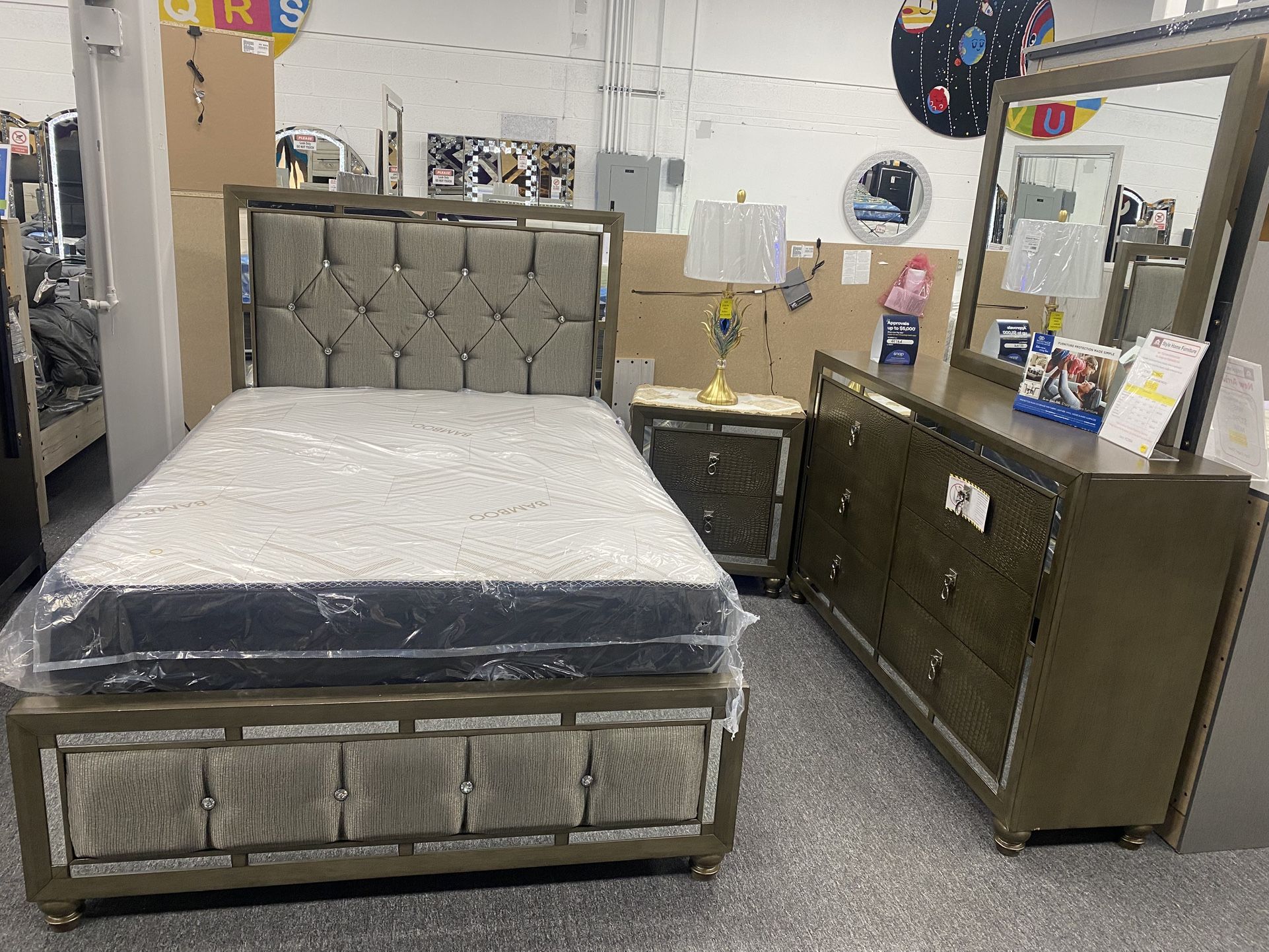 Full Size Bed Frame Set $799