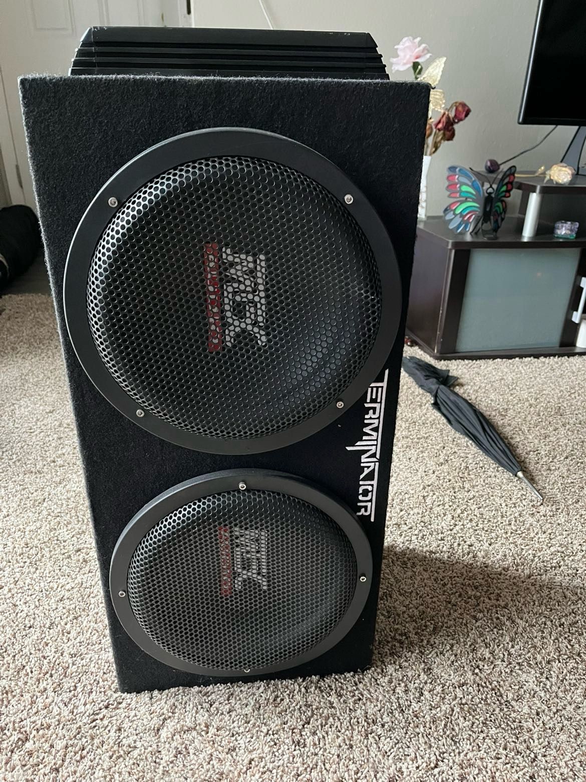12" Terminator Subs And Amp With Kit